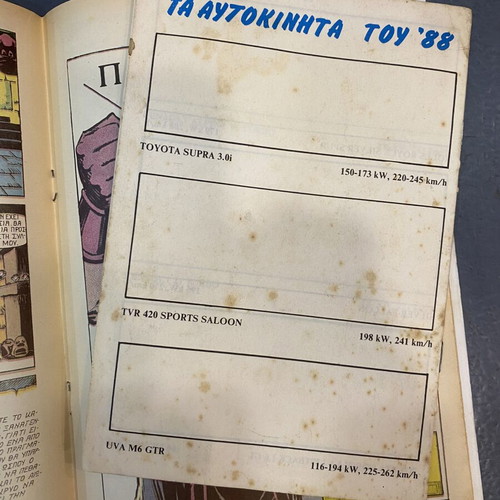 Super Spiderman No11 Kampanas 1988 comic used with album