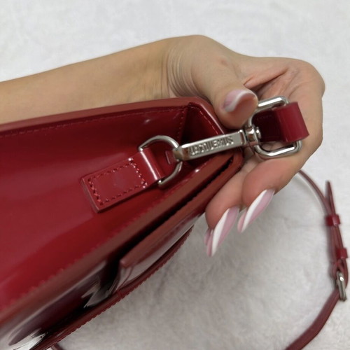 Jacquemus Le Grand Bambino crossbody bag, red