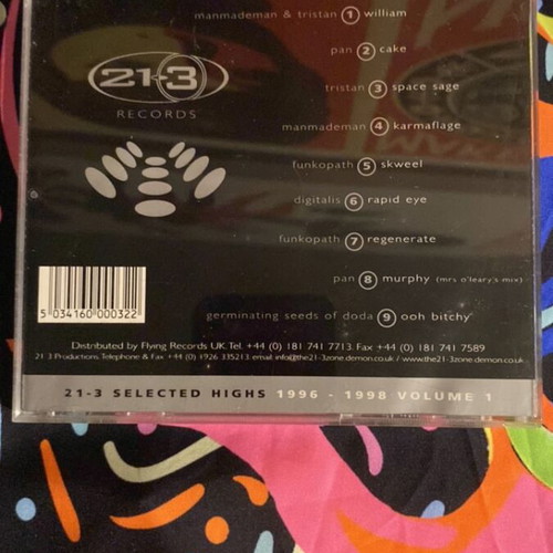 Psychedelic trance CD used, electronic music