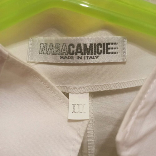NaraCamicie shirts new, white and turquoise, size S