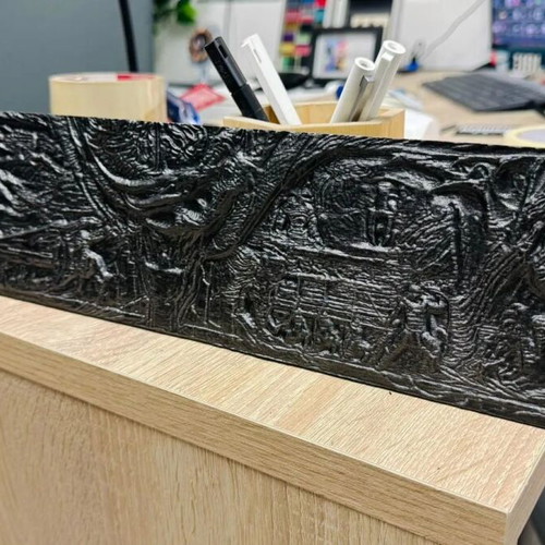 Alduin's Wall table decor, Elder Scrolls V Skyrim collectible