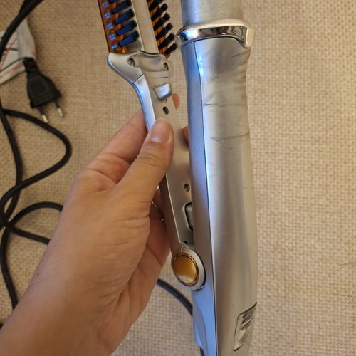 InStyler Style Rotating Hot Iron Hair Styler silver, like new