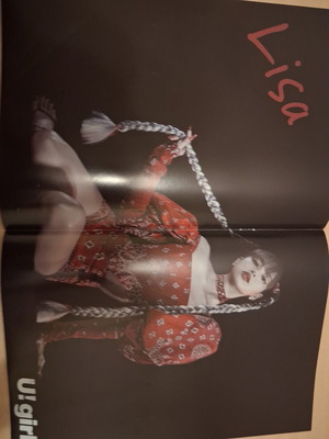 U!GIRL Lisa Blackpink and Cole Sprouse poster new