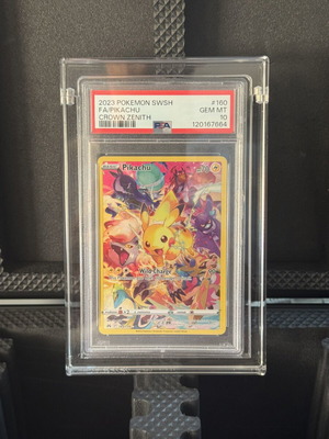 Pokémon Pikachu Crown Zenith #160 κάρτα PSA Gem Mint 10
