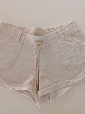 Bershka lounge shorts size S like new, beige
