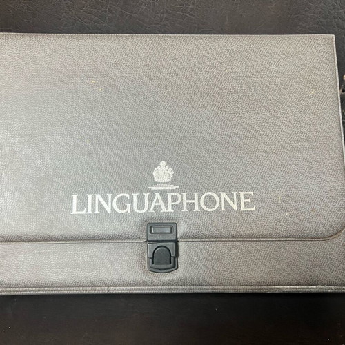 Linguaphone vintage cassette set used