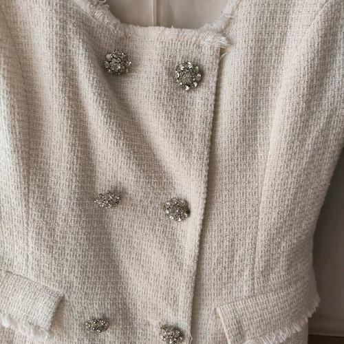 Zara long sleeveless vest with metallic thread, new, size S