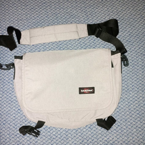 Eastpak USA school shoulder bag like new, beige-light pink