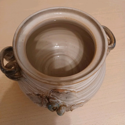 Ceramic vase antique with handles like new