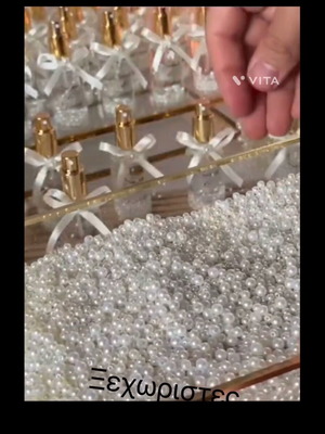 Bombonieres new with pearl and fragrance