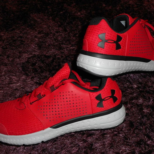 Under Armour Micro G Fuel Run sports shoes new, size 47, red