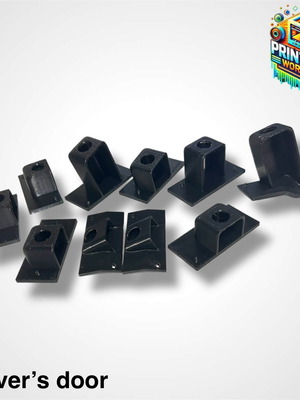 BMW E36 door panel clips new