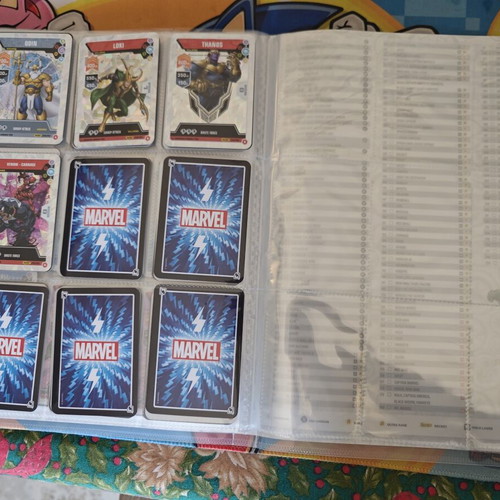 Marvel Mission Arena Album with 193 Cards like new