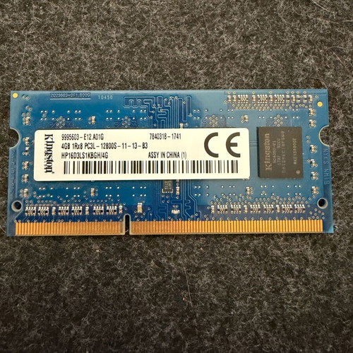 Kingston 4GB DDR3L 1600MHz Laptop RAM like new
