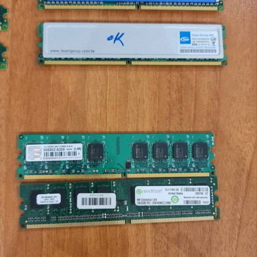 Μνήμες RAM μεταχειρισμένες για desktop και laptop, πακέτο 9 τεμαχίων