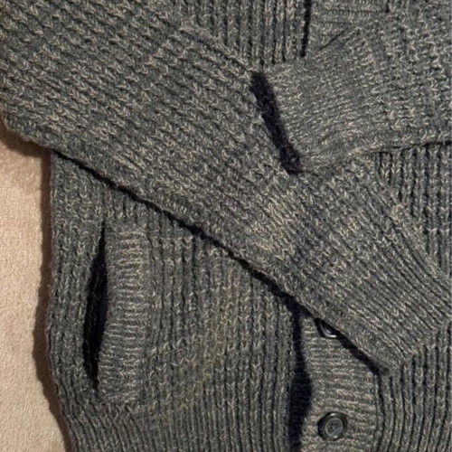 Men's knitted cardigan Nazareno Gabrielli grey like new, size L
