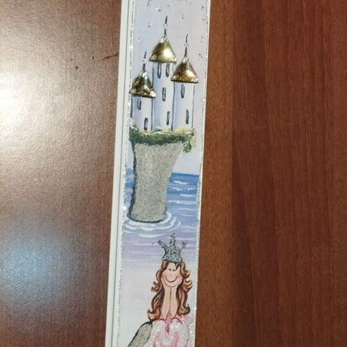 Wooden Easter candle box handmade with candle new