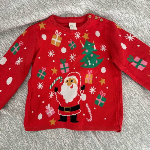 H&M Christmas sweater pullover 3-4 years 104 cm used