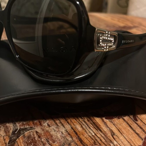 Bvlgari BV 8020B women's sunglasses used, black
