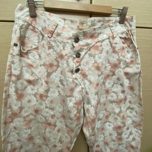 Boyfriend pants size 40 like new, cotton fabric