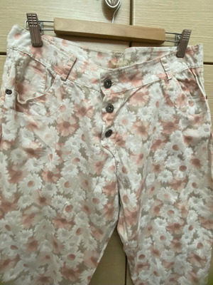Boyfriend pants size 40 like new, cotton fabric