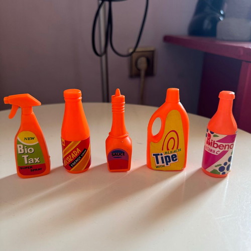 Miniature toys set of 5 pieces