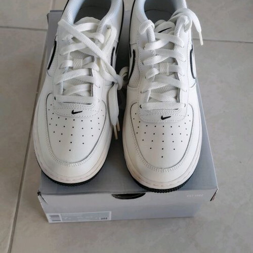 Nike Air Force 1 GS new, size 40, white and grey sneakers