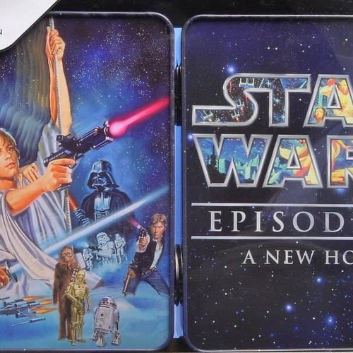 Star Wars Episode IV Commemorative Tin Collection new, 4 figures