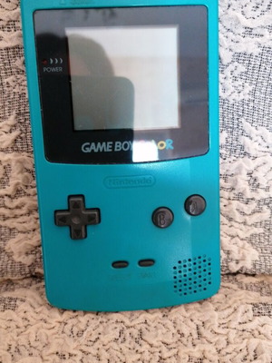Game Boy Color teal handheld console
