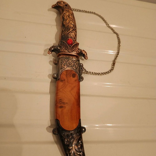 Ottoman Stiletto Replica Decorative Knife New, Stainless Steel Blade