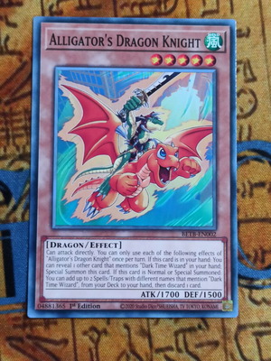Yu-Gi-Oh! Alligator's Dragon Knight κάρτα Effect Monster, 1st Edition