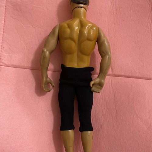 Action Man vintage figure with movable head and working eyes, used