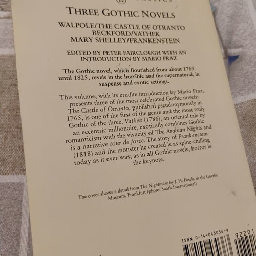 Three Gothic Novels Penguin Classics