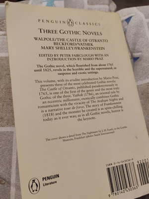 Three Gothic Novels Penguin Classics