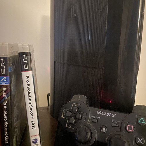 Sony PlayStation 3 Super Slim 80GB console with homebrew and PS2 compatibility