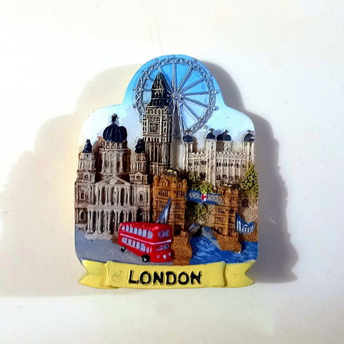 London Landmarks 3D fridge magnet new