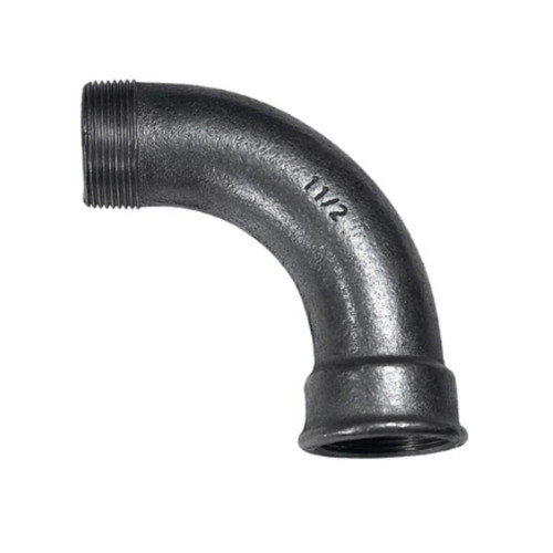 Gourd brand HITACHI METALS black 1 1/2 male-female corded elbow