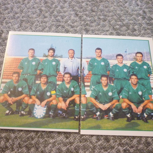 Akratitos Pegasos Football 2003 Stickers new #40 & #41