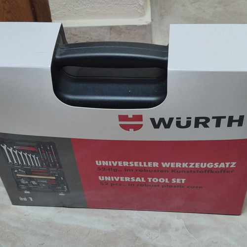 Wurth universal tool set 52 pcs in plastic case