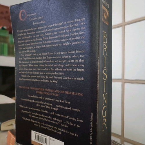 Brisingr by Paolini used hardcover bulky volume in English