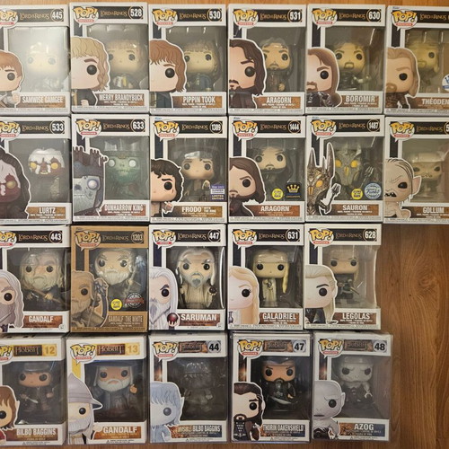 Lord of the Rings and The Hobbit rare Funko Pop figures