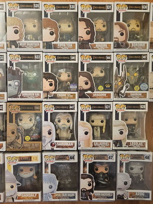 Lord of the Rings and The Hobbit rare Funko Pop figures