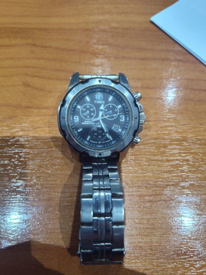 Ανδρικό ρολόι Timex μεταχειρισμένο, ασημί