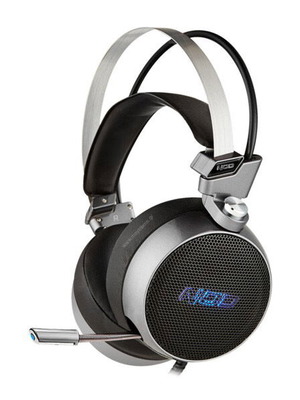 NOD wired headphones used, over-ear with clear sound