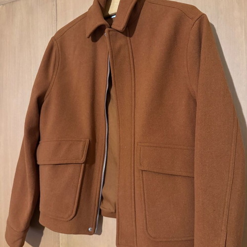 Wool jacket Zara like new, brown taupe, unisex medium size
