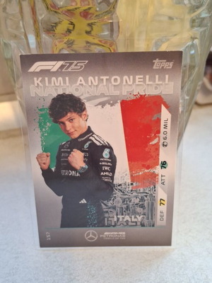 Kimi Antonelli Topps Turbo Attax 2025 card