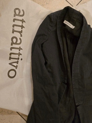 Attrattivo black jacket like new, size S-M