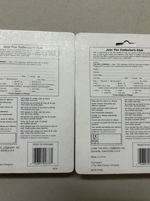 Πακέτο Ertl Disney 1990 Dick Tracy Tracy’s Car και Police Car καινούργια