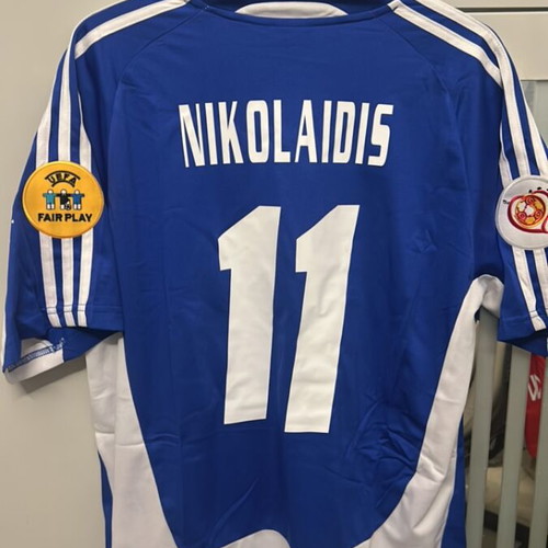 Greece Adidas Euro 2004 Jersey Nikolaidis Size XL New
