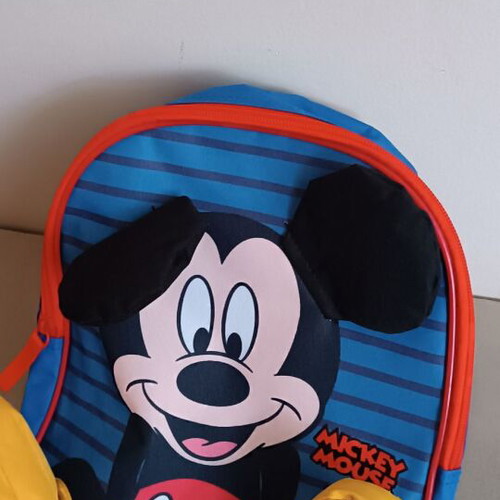 Mickey Mouse toddler bag used with 3D ears and feet